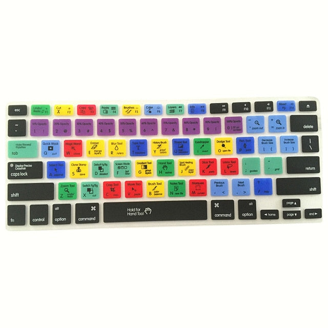 Adobe Photoshop Keyboard Silicone Cover For Macbook Pro Air 13 15 17 ...